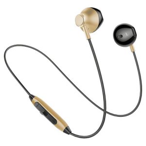 PTron InTunes Bluetooth Headset With Mic (Gold/Black)